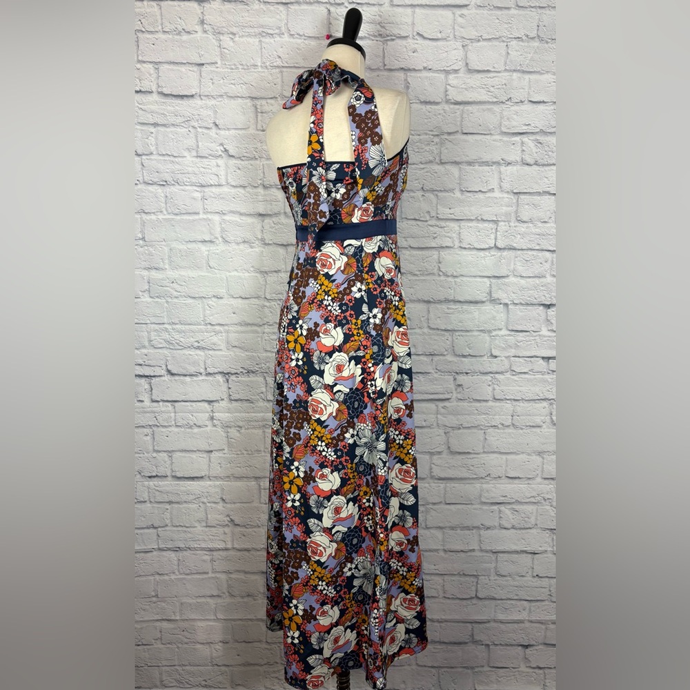 Mod Cloth floral maxi halter size 2 - Picture 5 of 7